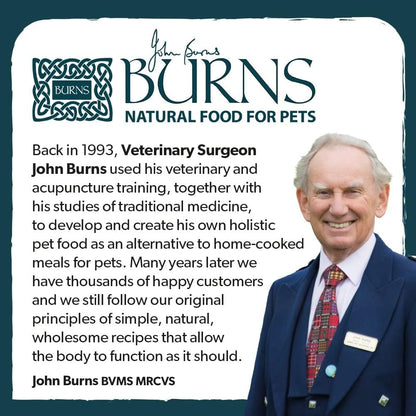 Burns Pet Nutrition Hypoallergenic Complete Dry Dog Food Adult and Senior Dog Weight Control Chicken and Oats 12 kg