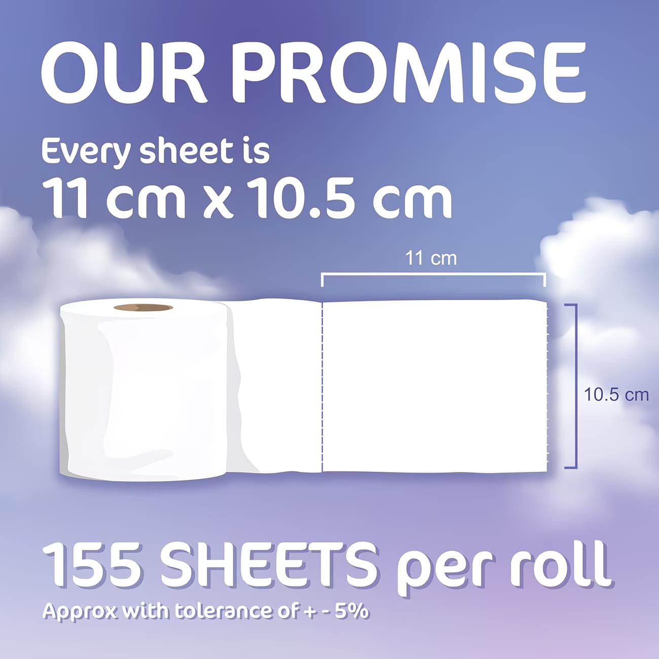 Premium 3-Ply Toilet Paper – 54 Rolls Mega Pack | Soft & Strong Tissue